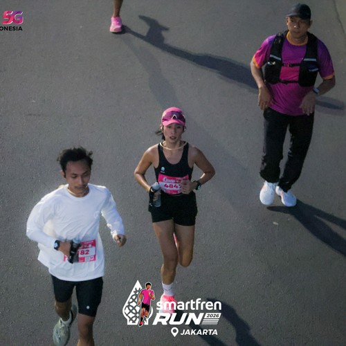 Race photo from SMARTFREN RUN 2026