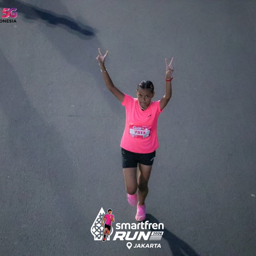 Race photo from SMARTFREN RUN 2026