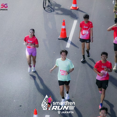 Race photo from SMARTFREN RUN 2026