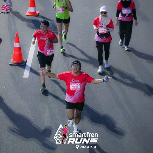 Race photo from SMARTFREN RUN 2026