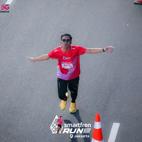 Race photo from SMARTFREN RUN 2026