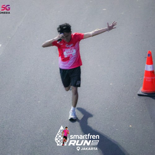 Race photo from SMARTFREN RUN 2026