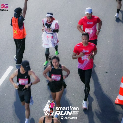 Race photo from SMARTFREN RUN 2026