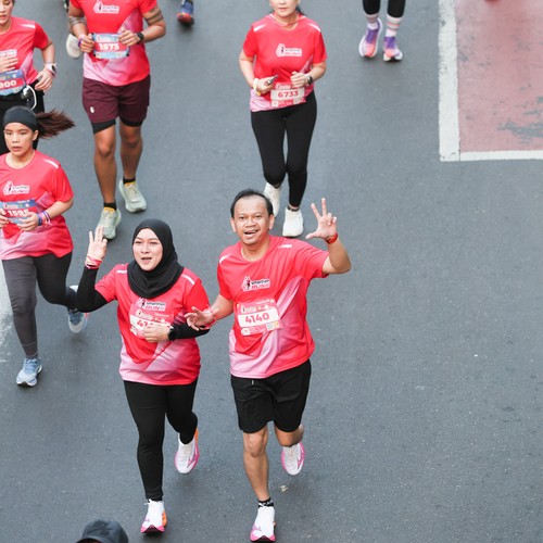 Race photo from SMARTFREN RUN 2026