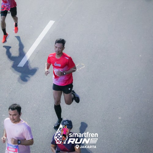 Race photo from SMARTFREN RUN 2026