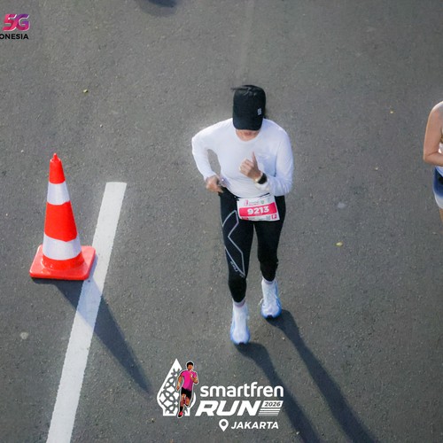 Race photo from SMARTFREN RUN 2026