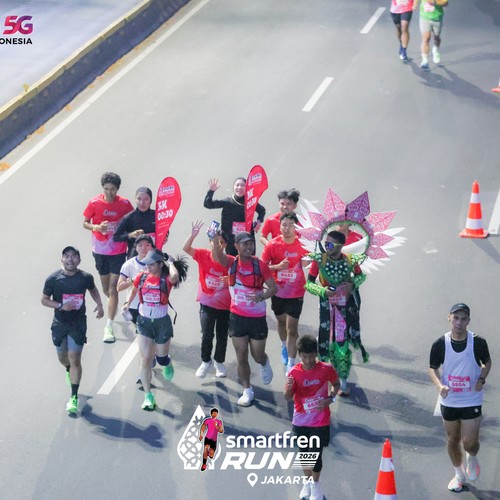 Race photo from SMARTFREN RUN 2026