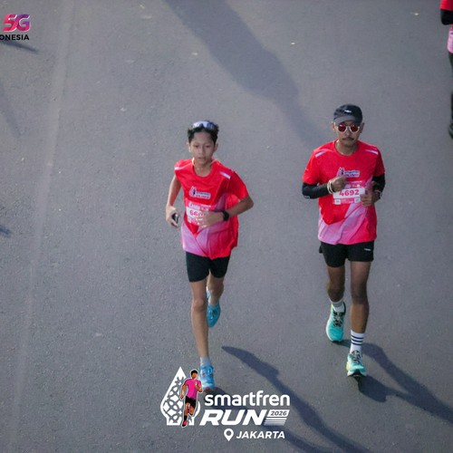 Race photo from SMARTFREN RUN 2026