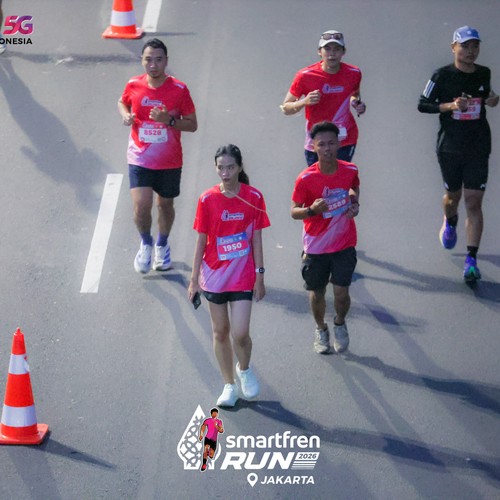 Race photo from SMARTFREN RUN 2026