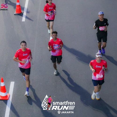 Race photo from SMARTFREN RUN 2026