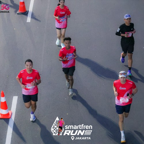 Race photo from SMARTFREN RUN 2026