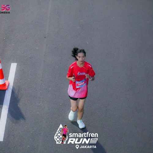 Race photo from SMARTFREN RUN 2026