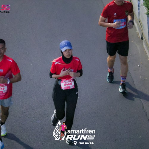 Race photo from SMARTFREN RUN 2026
