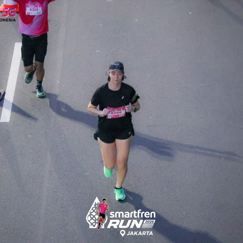 Race photo from SMARTFREN RUN 2026