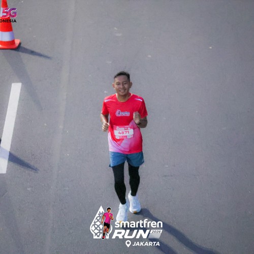 Race photo from SMARTFREN RUN 2026