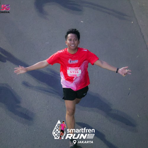 Race photo from SMARTFREN RUN 2026
