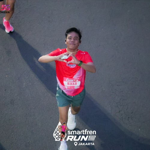 Race photo from SMARTFREN RUN 2026