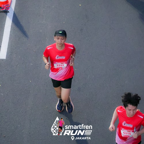 Race photo from SMARTFREN RUN 2026