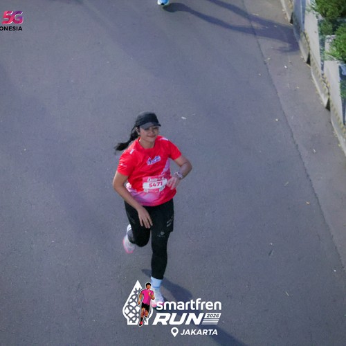 Race photo from SMARTFREN RUN 2026