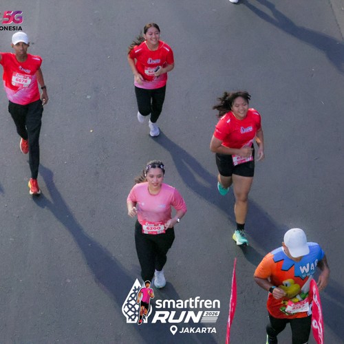Race photo from SMARTFREN RUN 2026