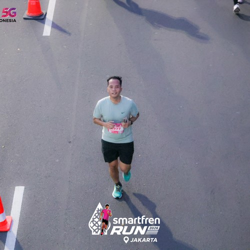 Race photo from SMARTFREN RUN 2026