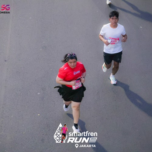 Race photo from SMARTFREN RUN 2026