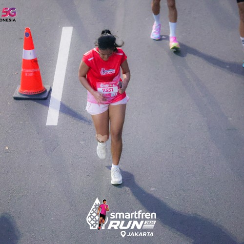 Race photo from SMARTFREN RUN 2026