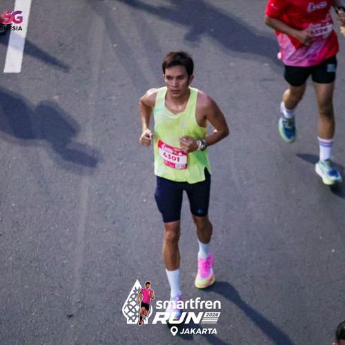 Race photo from SMARTFREN RUN 2026