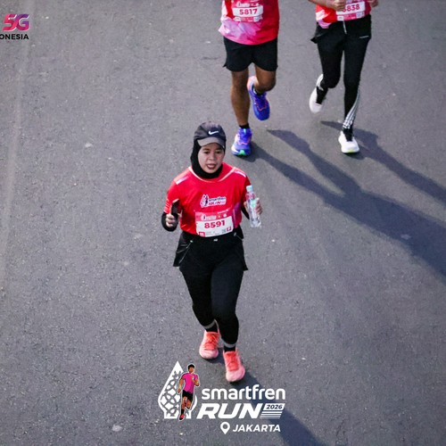 Race photo from SMARTFREN RUN 2026
