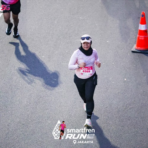 Race photo from SMARTFREN RUN 2026