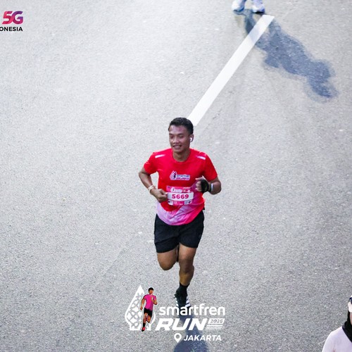 Race photo from SMARTFREN RUN 2026