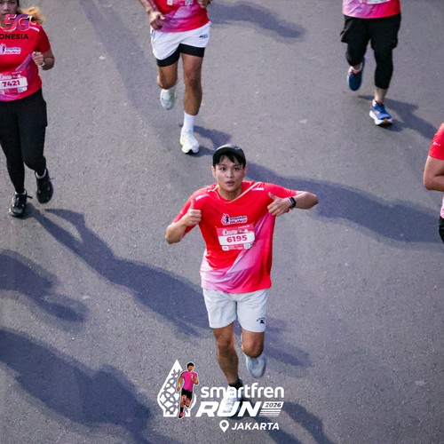 Race photo from SMARTFREN RUN 2026
