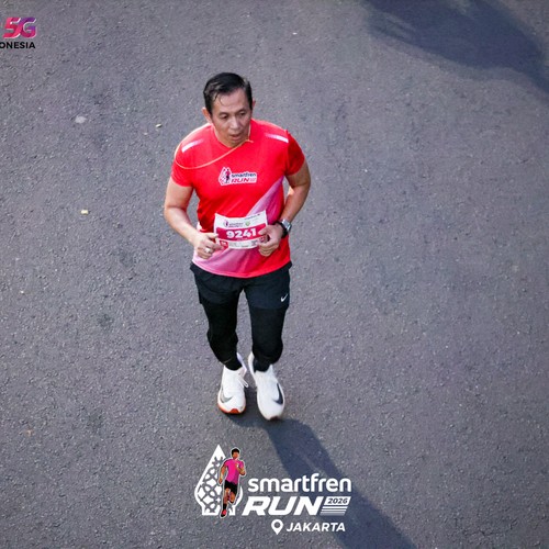 Race photo from SMARTFREN RUN 2026