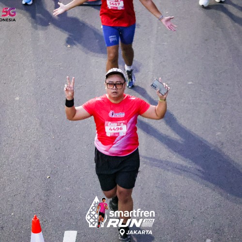 Race photo from SMARTFREN RUN 2026
