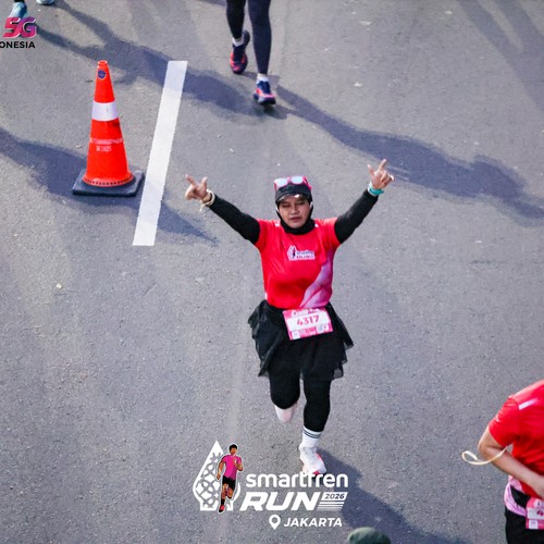 Race photo from SMARTFREN RUN 2026
