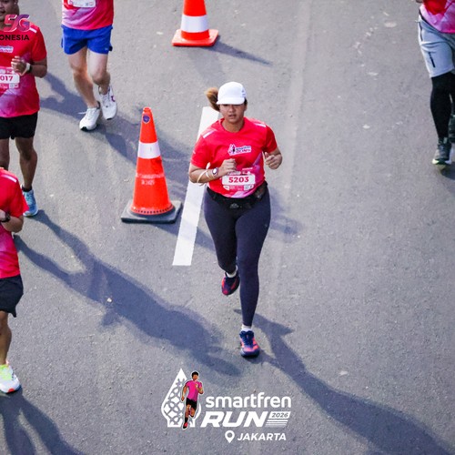 Race photo from SMARTFREN RUN 2026