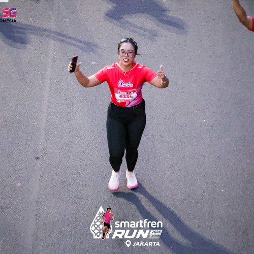 Race photo from SMARTFREN RUN 2026