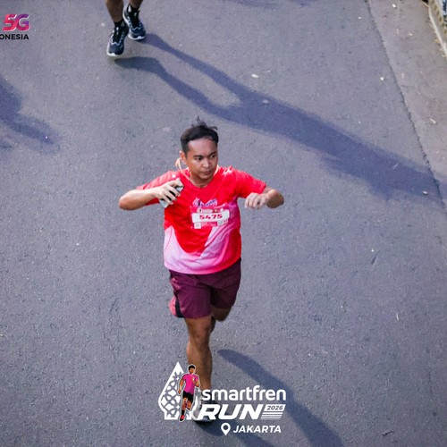Race photo from SMARTFREN RUN 2026