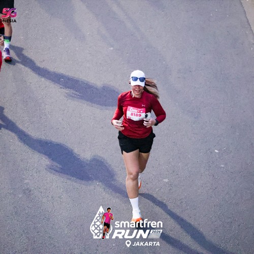 Race photo from SMARTFREN RUN 2026