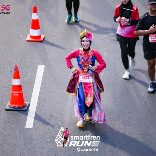 Race photo from SMARTFREN RUN 2026