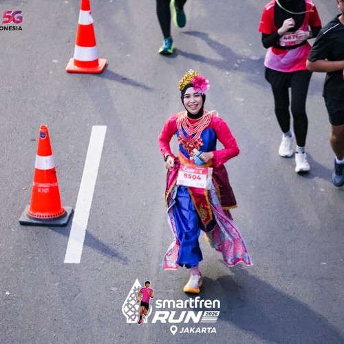 Race photo from SMARTFREN RUN 2026