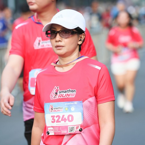 Race photo from SMARTFREN RUN 2026
