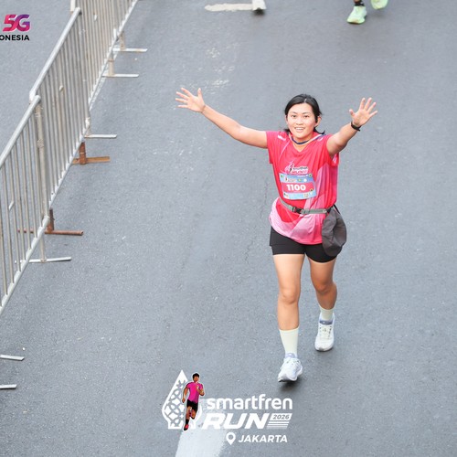 Race photo from SMARTFREN RUN 2026