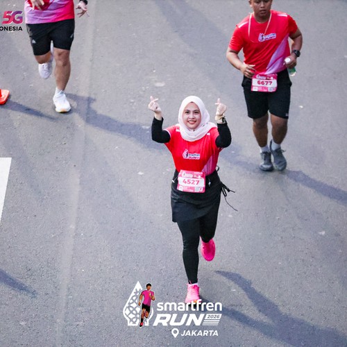 Race photo from SMARTFREN RUN 2026