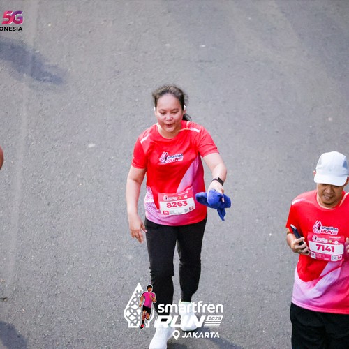 Race photo from SMARTFREN RUN 2026