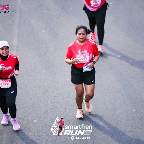 Race photo from SMARTFREN RUN 2026