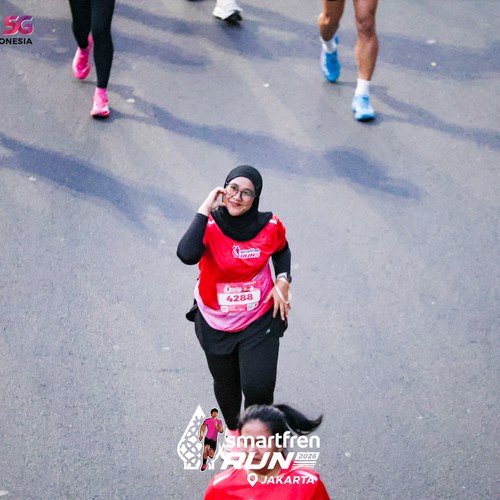 Race photo from SMARTFREN RUN 2026