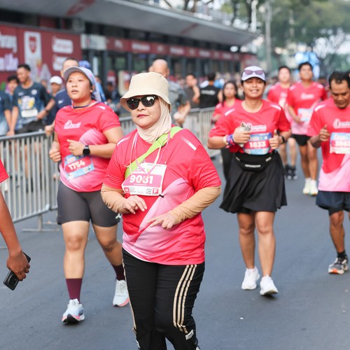 Race photo from SMARTFREN RUN 2026