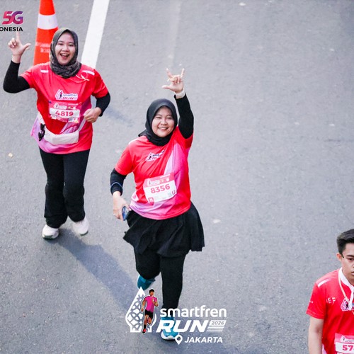 Race photo from SMARTFREN RUN 2026