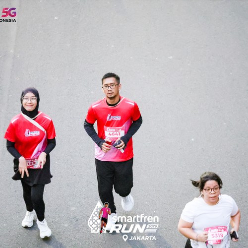 Race photo from SMARTFREN RUN 2026